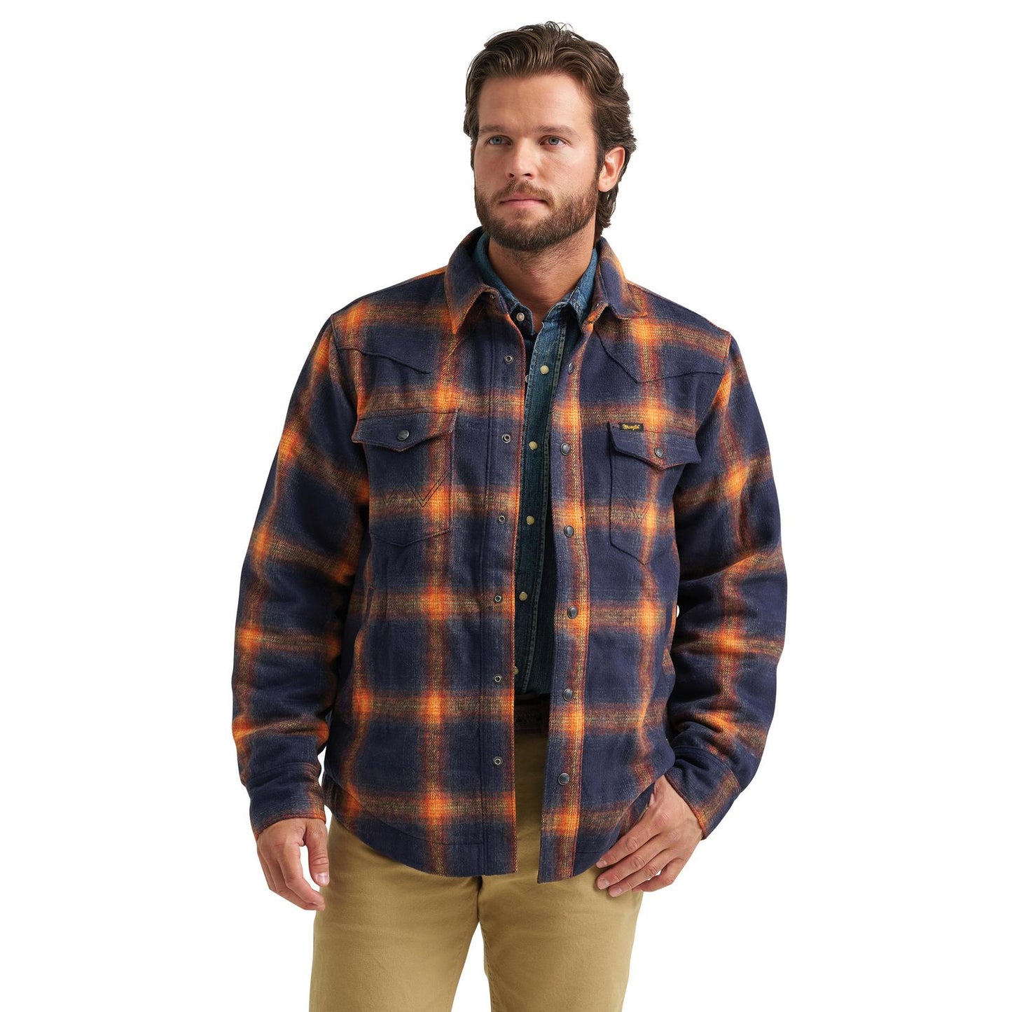 Wrangler Quilted Flannel Shirt Jacket 112382020