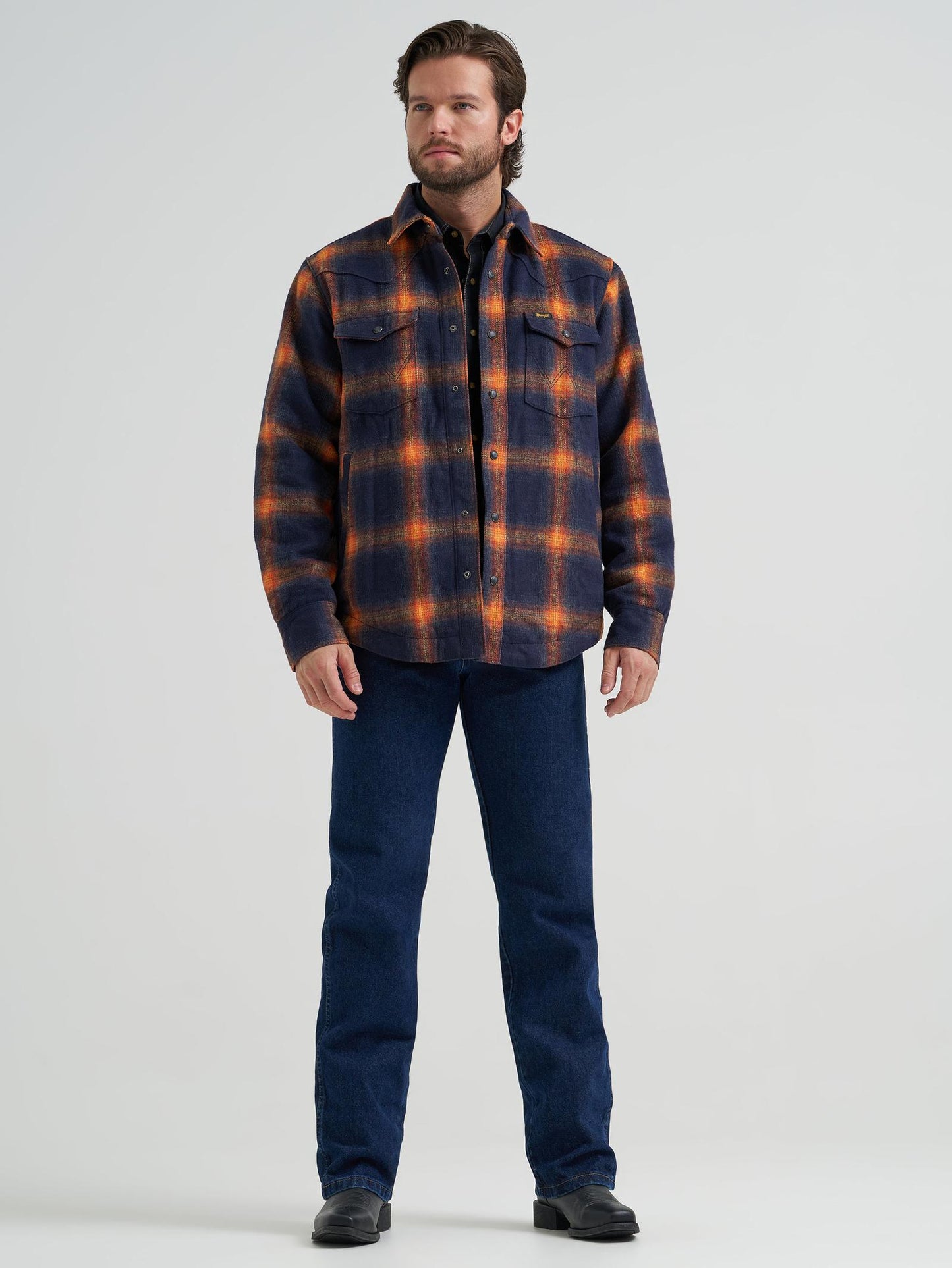 Wrangler Quilted Flannel Shirt Jacket 112382020