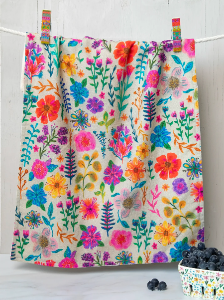 Cotton Dish Towel Floral KTL000060