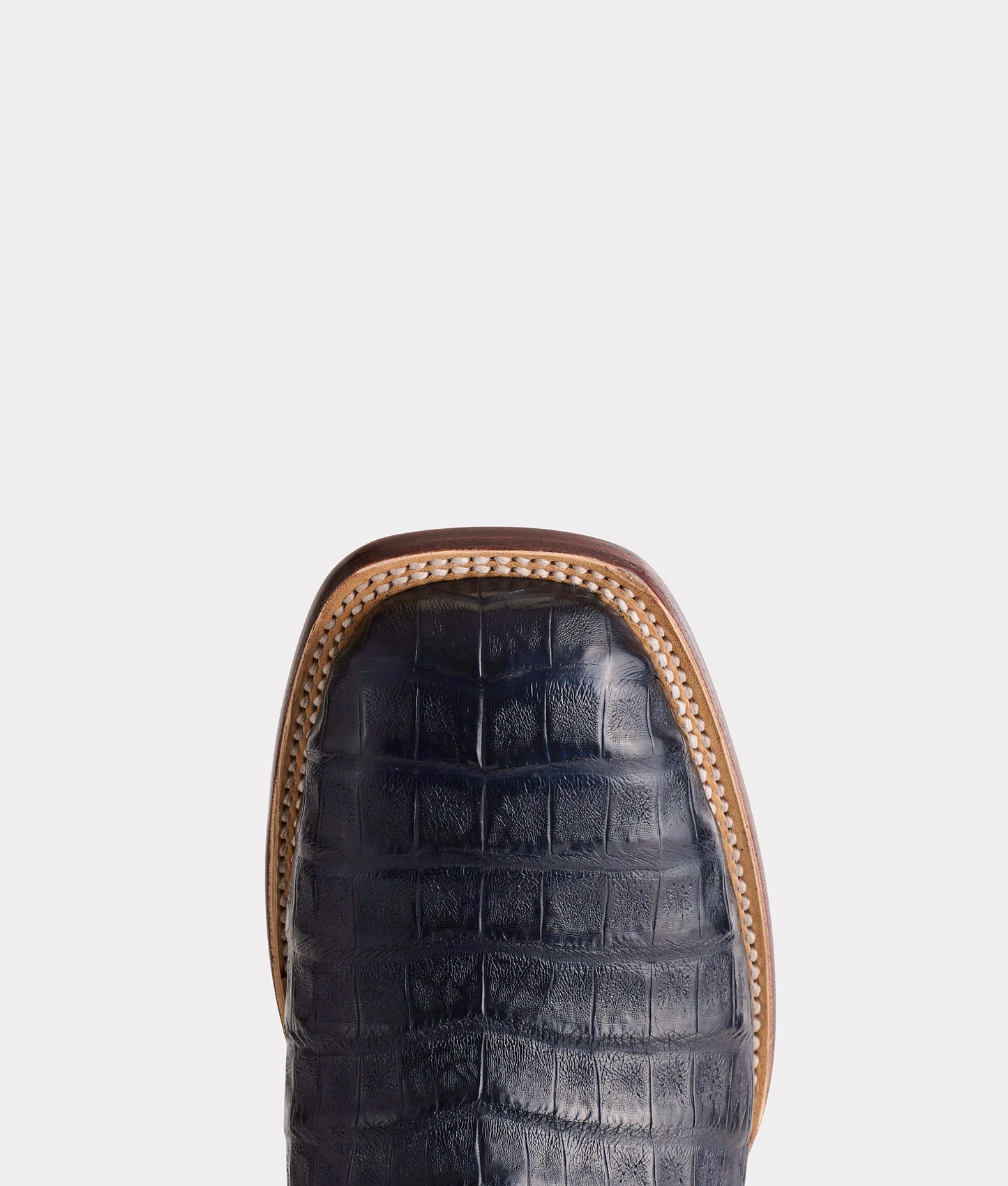 Lucchese Boots Charleston Navy Caiman Belly M4532