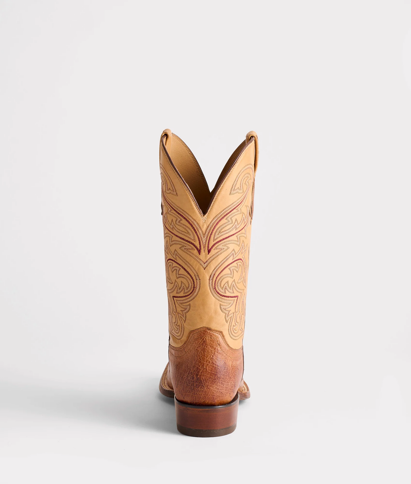Lucchese Boot Lance Barnwood Saddle CL1028W8