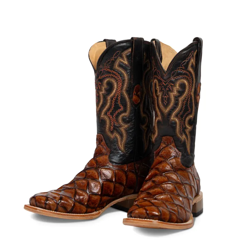Cowtown Boots Cognac Big Bas Print Q156