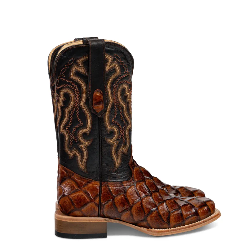 Cowtown Boots Cognac Big Bas Print Q156