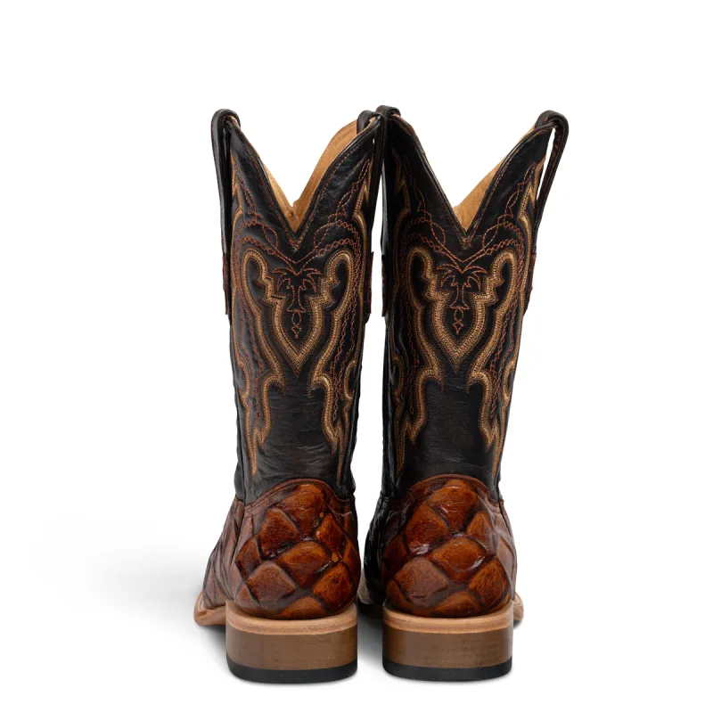 Cowtown Boots Cognac Big Bas Print Q156