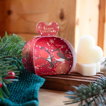 English Soap Company Luxury Guest Soap Merry Christmas GS0007