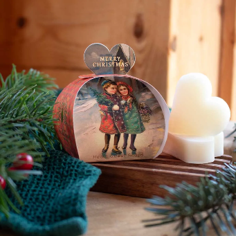 English Soap Company Luxury Guest Soap A White Christmas GS1008