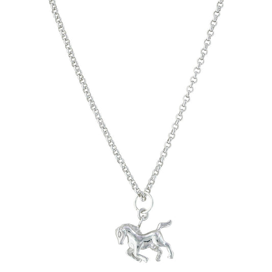 Montana Silversmiths Prancing Horse Necklace NC3381