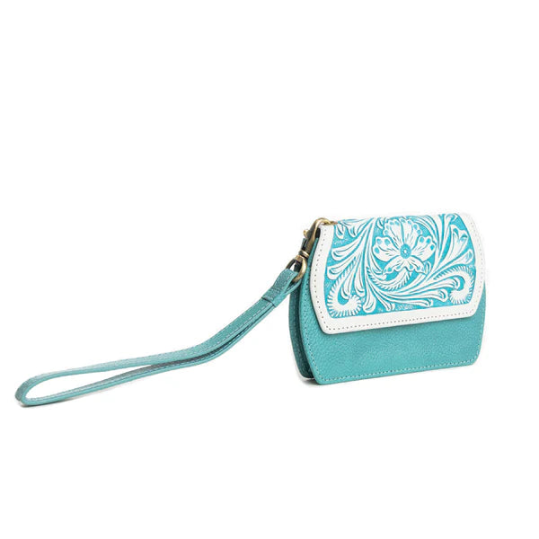 Myra Canyon Bloom Wallet Turquoise S-11295