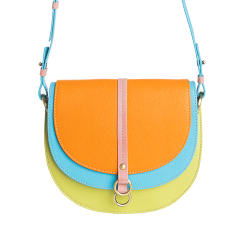 Myra Color Point Half Moon Shoulder Bag S-11350