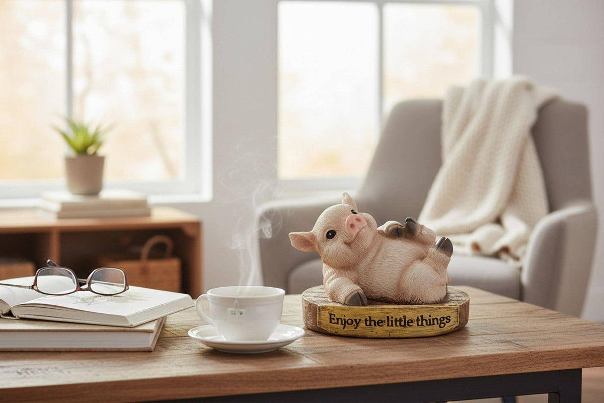 TAKE IT EASY RANCH LITTLE JOY PIGLET 5.25"X3.5"X3.75". 15831