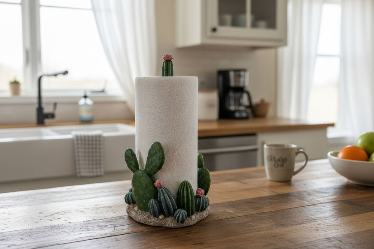 CACTUS PLANT PAPER TOWEL HOLDER 14155