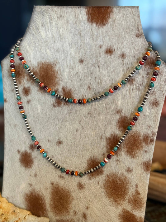 #048 Confetti Multi-Stone Necklace