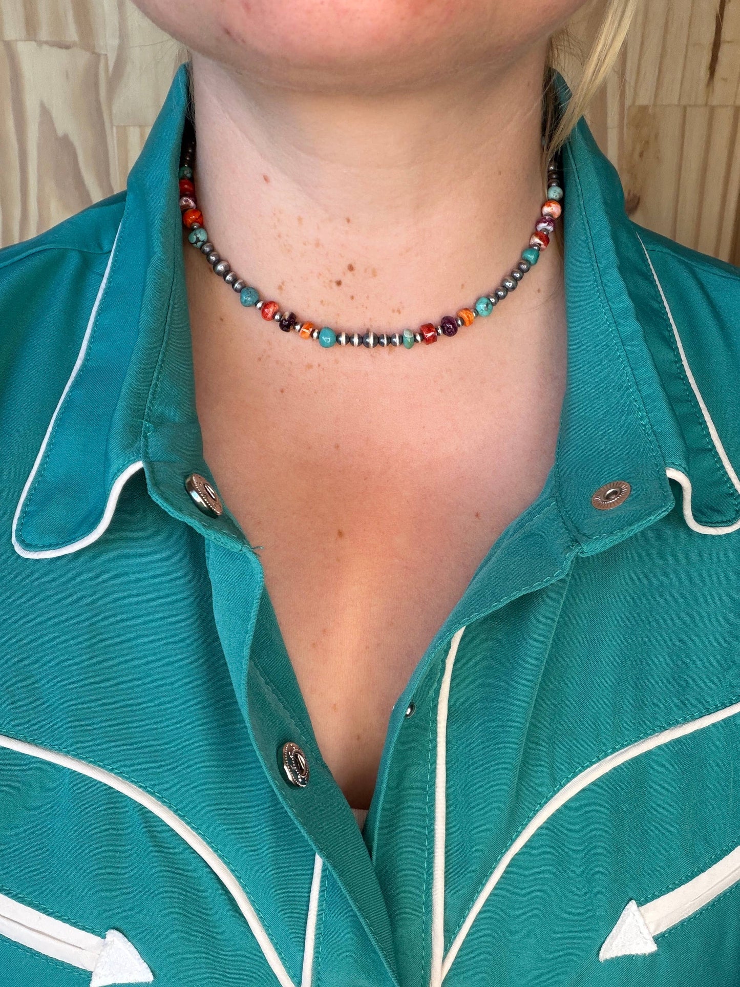 #048 Confetti Multi-Stone Necklace