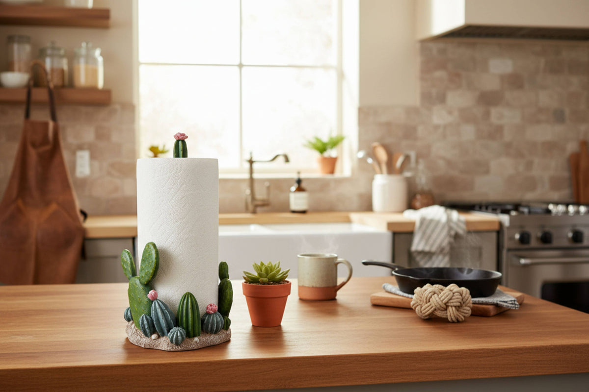 CACTUS PLANT PAPER TOWEL HOLDER 14155