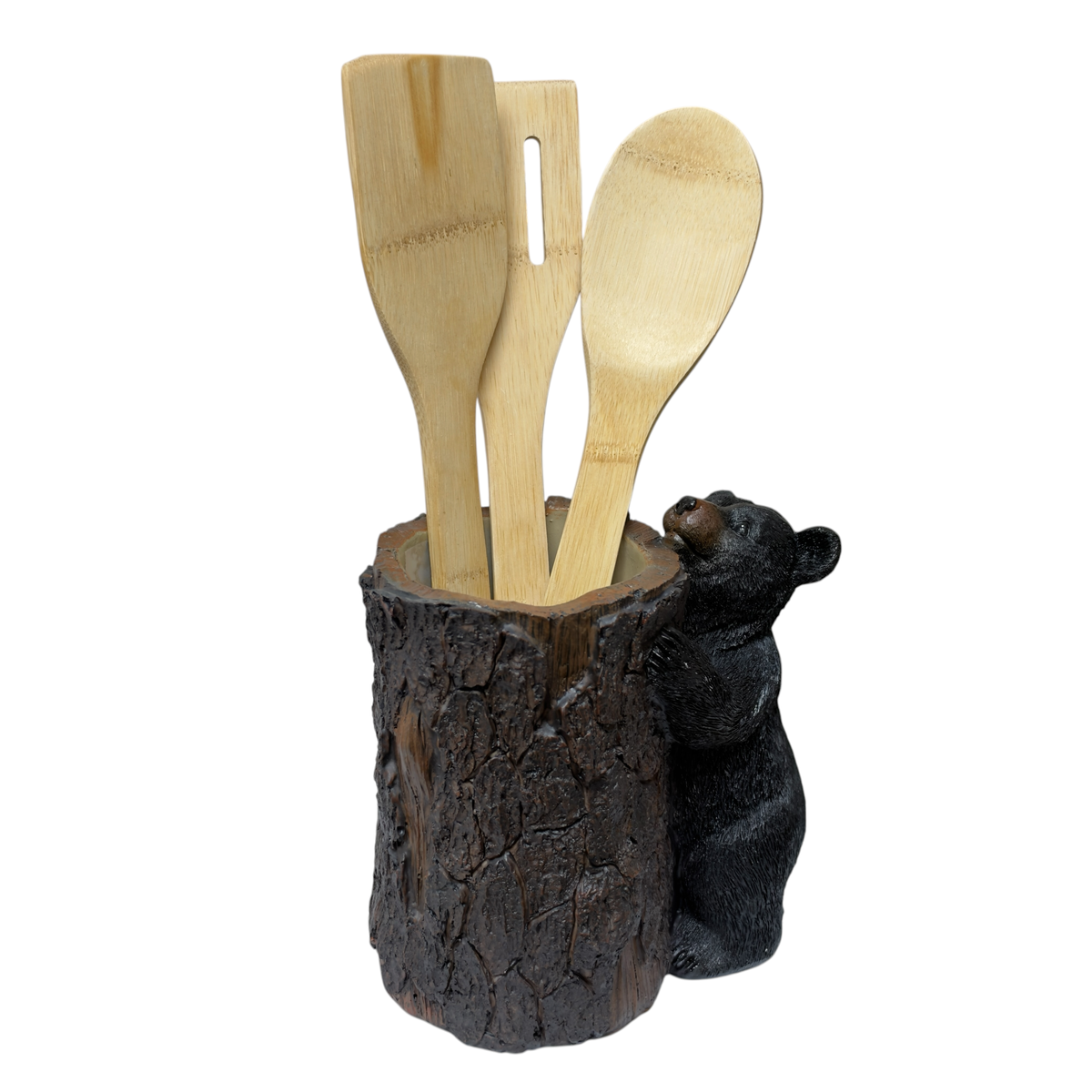 BEAR UTENSIL HOLDER - UTENSIL INCLUDE