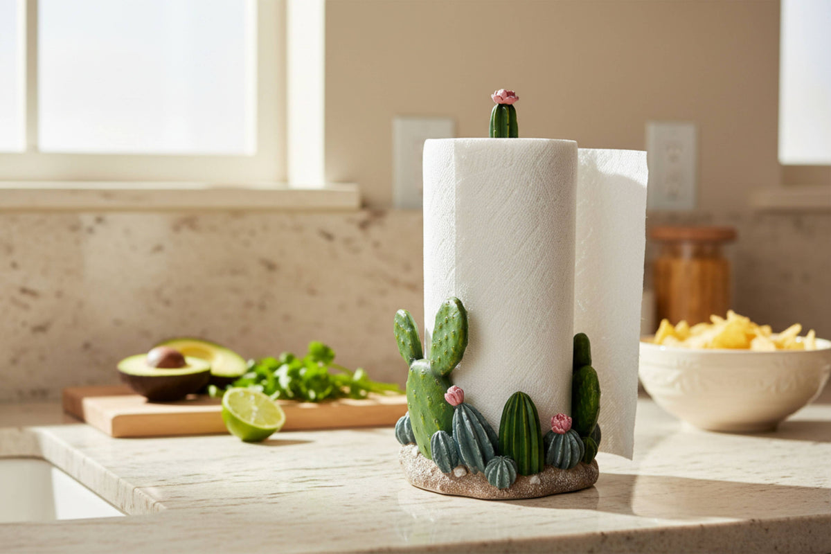 CACTUS PLANT PAPER TOWEL HOLDER 14155