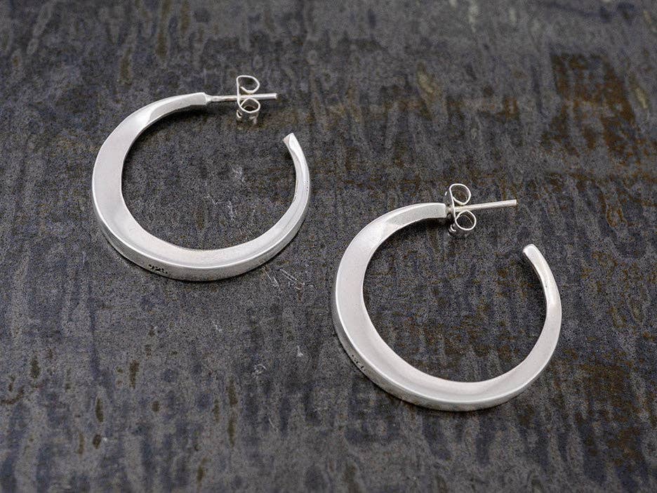 Diminishing Hoop Earring