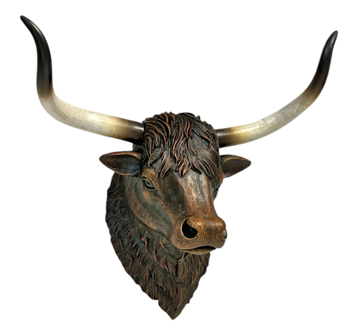 Rustic Longhorn Bull Head Wall Decor 14083