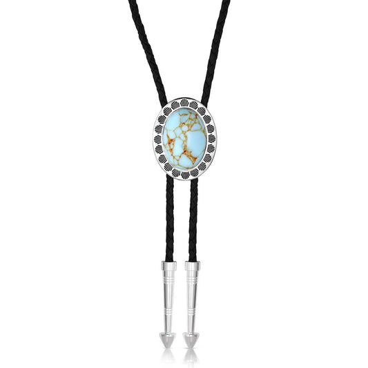 Montana Silversmiths Turquoise Waters Bolo Tie  BT6142TQ