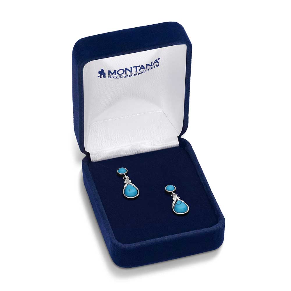 Montana Silversmiths Earrings Blue Sands TQ ER5952