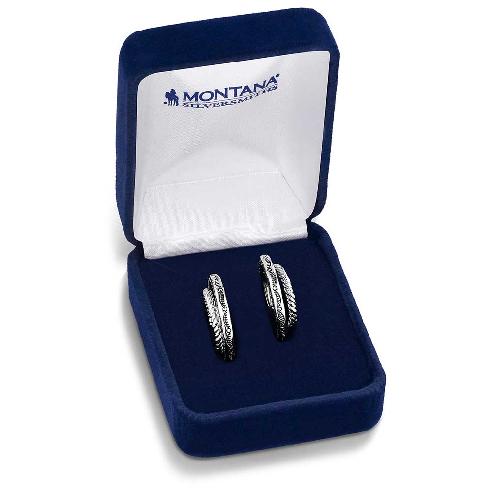 Montana Silversmiths Earrings Enchanted Soul Hoop ER6105