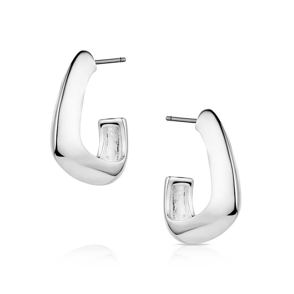 Montana Silversmiths Class Act Hoop Earrings ER6214
