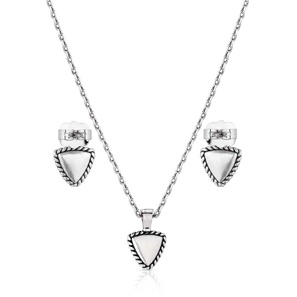 Montana Silversmiths Braided Journey Turquoise Jewelry Set  JS6109