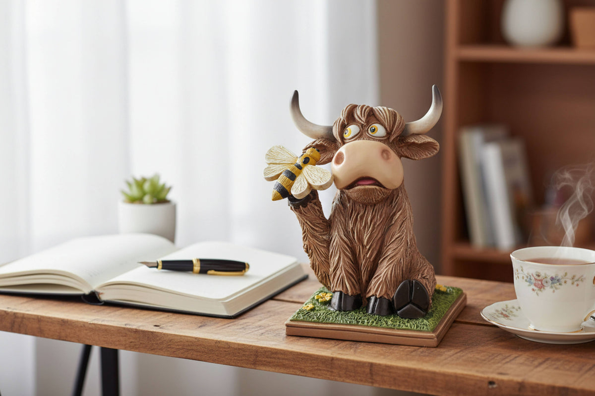 HIGHLAND COW BUZZ AT MY HOOVES, BUZZ BUDDIES COLLECTION. 14963