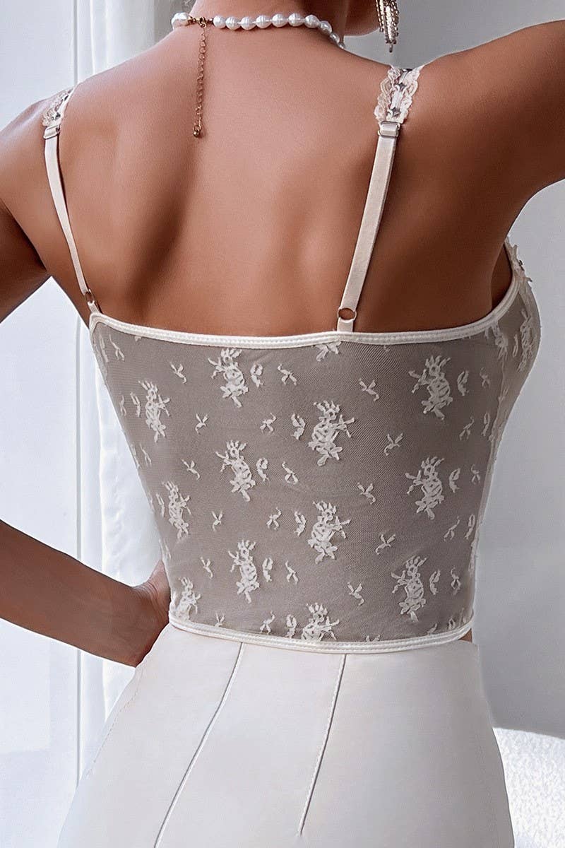 Floral lace sexy Camisole Corset RCJY03282