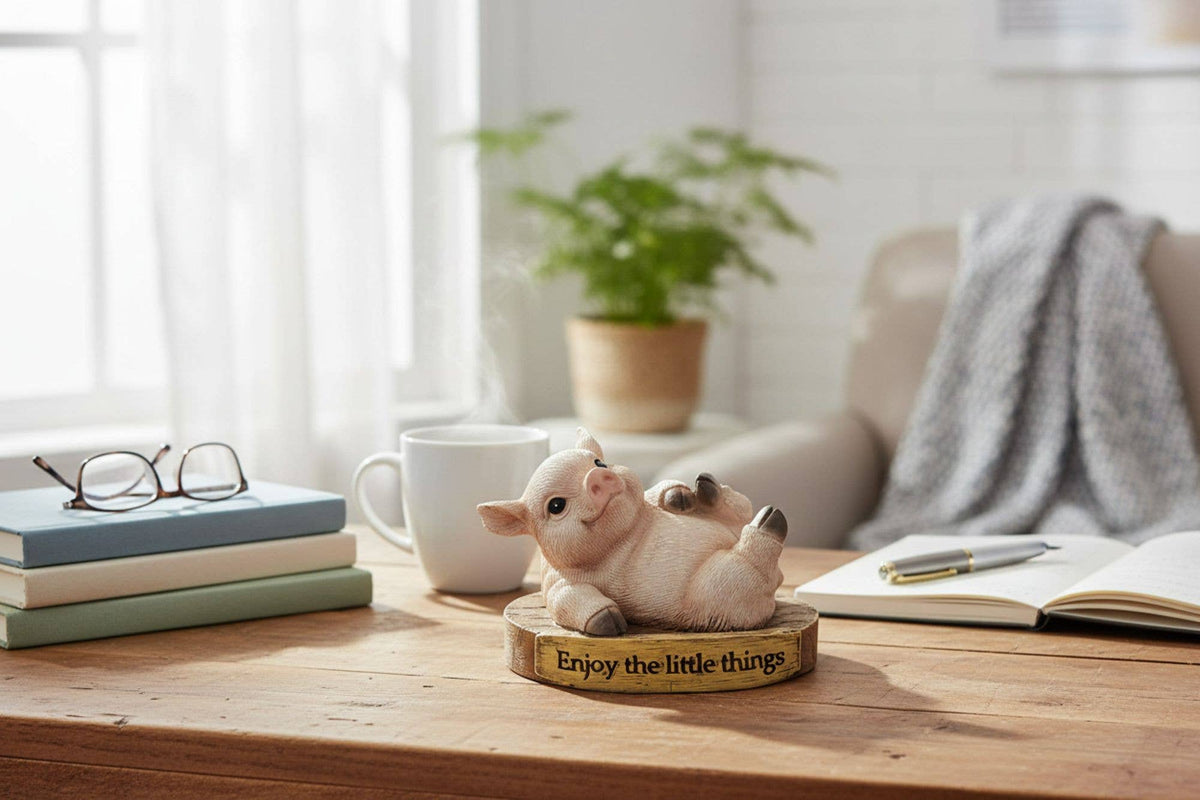 TAKE IT EASY RANCH LITTLE JOY PIGLET 5.25"X3.5"X3.75". 15831