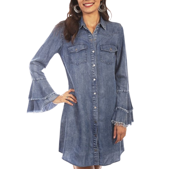 Scully Ladies Long Sleeve Shirt HC619