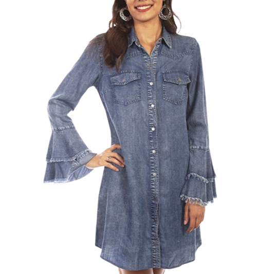 Scully Ladies Long Sleeve Shirt HC619